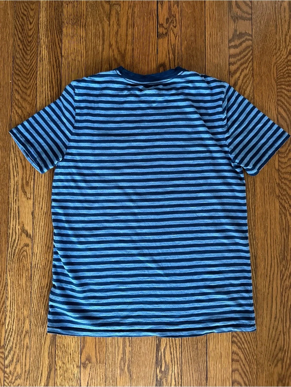GAP Kids Blue Striped Pocket Tee Shirt XXL 14-16